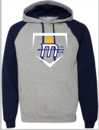 Adult "Home Plate" 2-tone Hoody