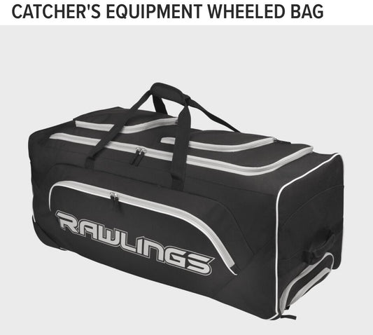 Wheeled Rawlings Catcher's Bag