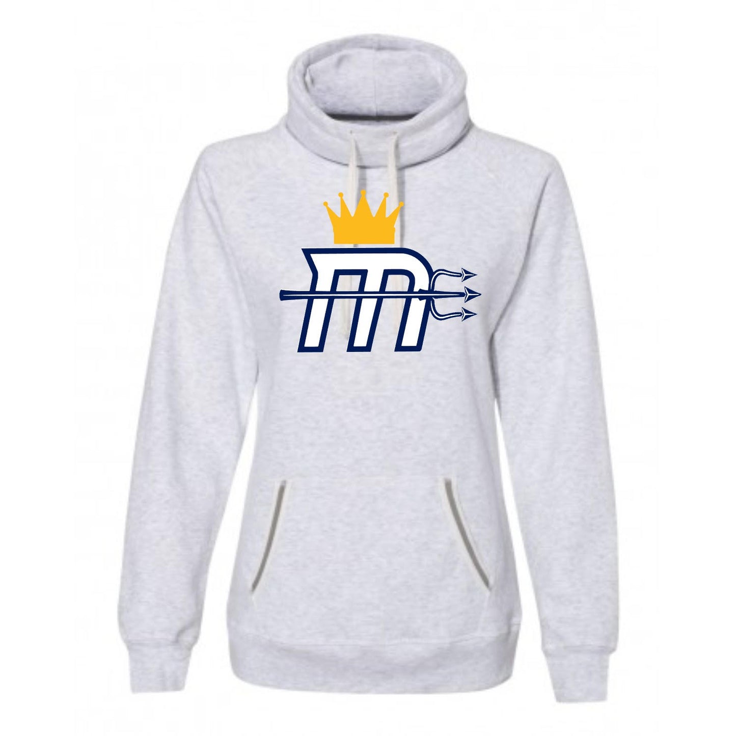 "Mariners M Big Logo" Women's High-Neck Hoody