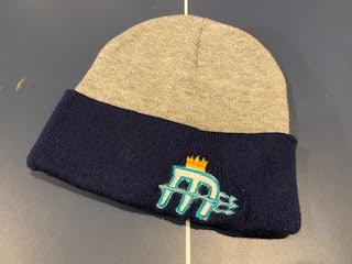 Mariners Navy/Grey Cuff Beanie