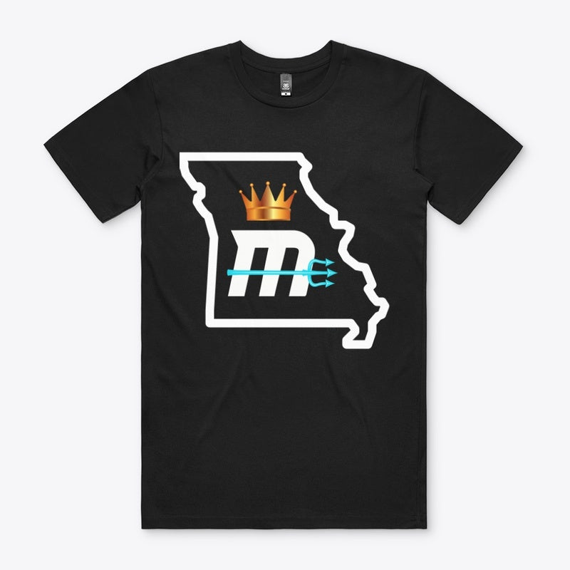 "MO State" Triblend Tee-- White Logos