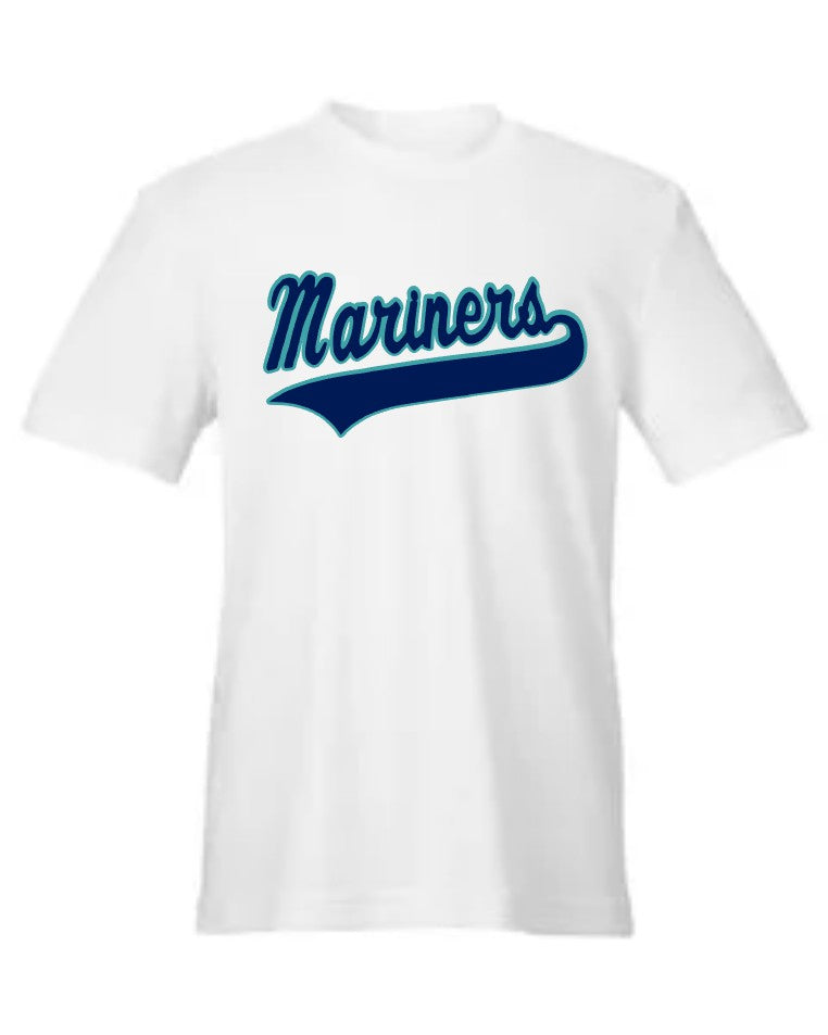 Adult "Mariners Script" Dry-Fit Tee