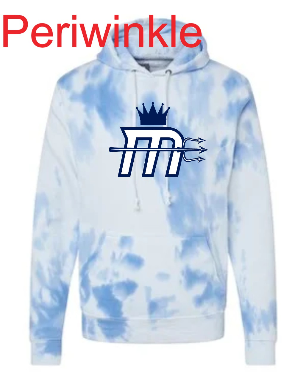 Adult "Mariners M" Tie Dye Hoody