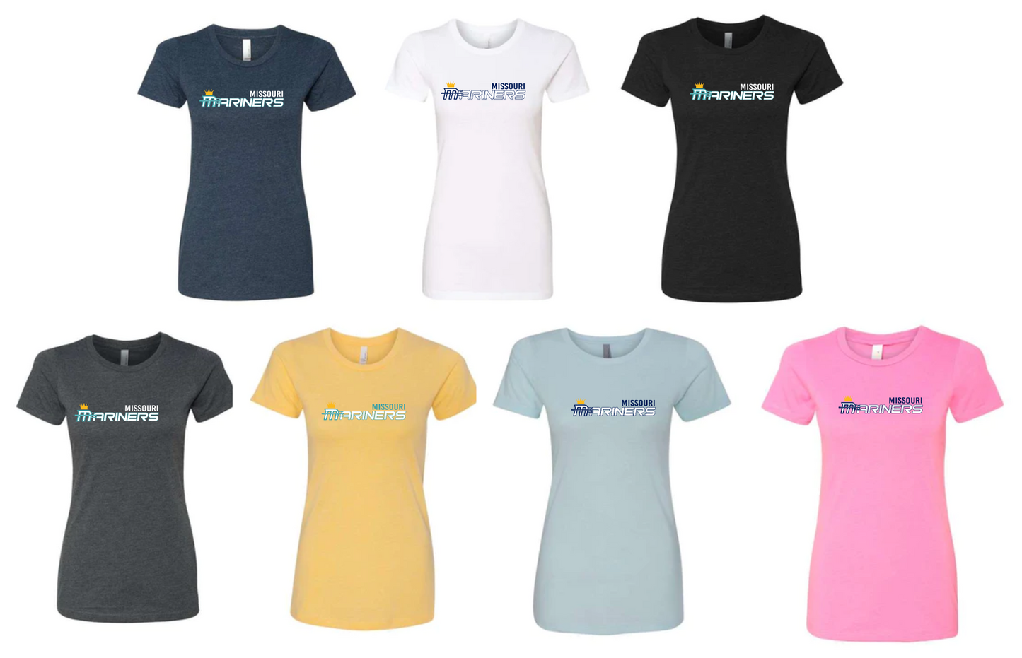 Women's Fit "Mariners Classic" Soft Crew Tee