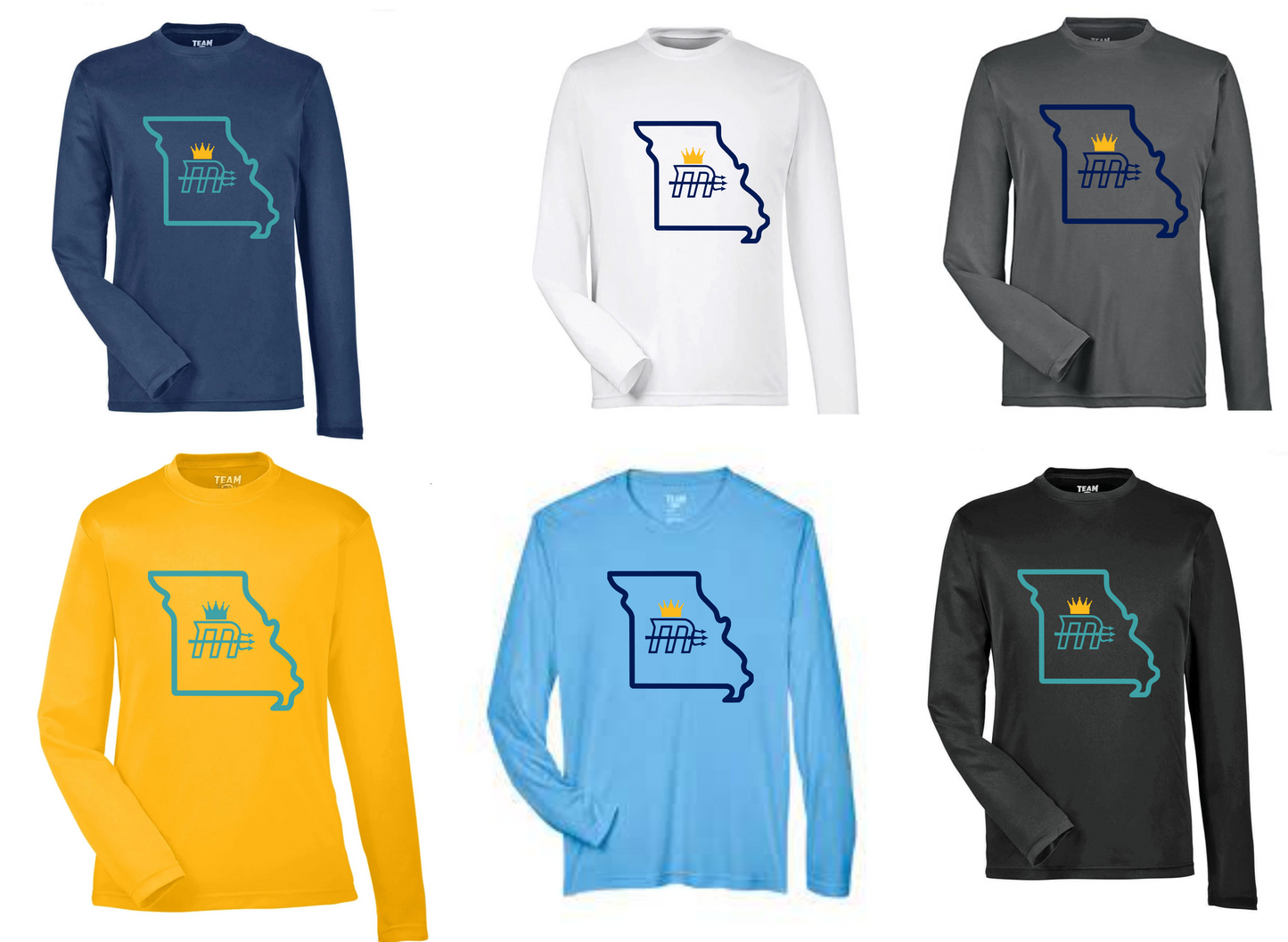 Adult "MO State" Dri-Fit LS Tee