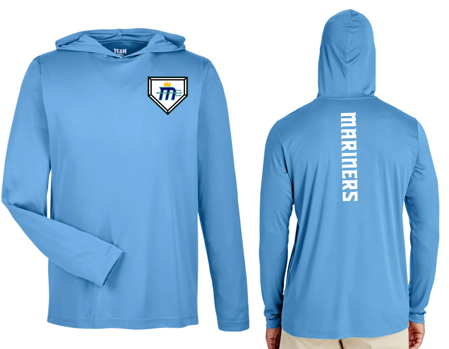 Adult Hooded Warmup Dri-Fit LS Tee