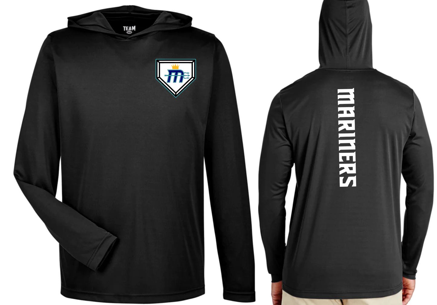Adult Hooded Warmup Dri-Fit LS Tee