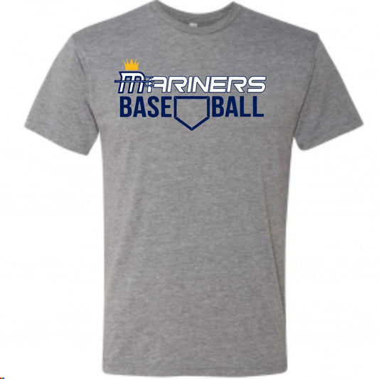 Adult "Mariners Baseball" Triblend Soft Tee