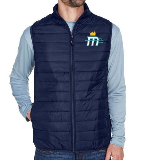 Adult Men's/Unisex "Mariners M" Puff Vest