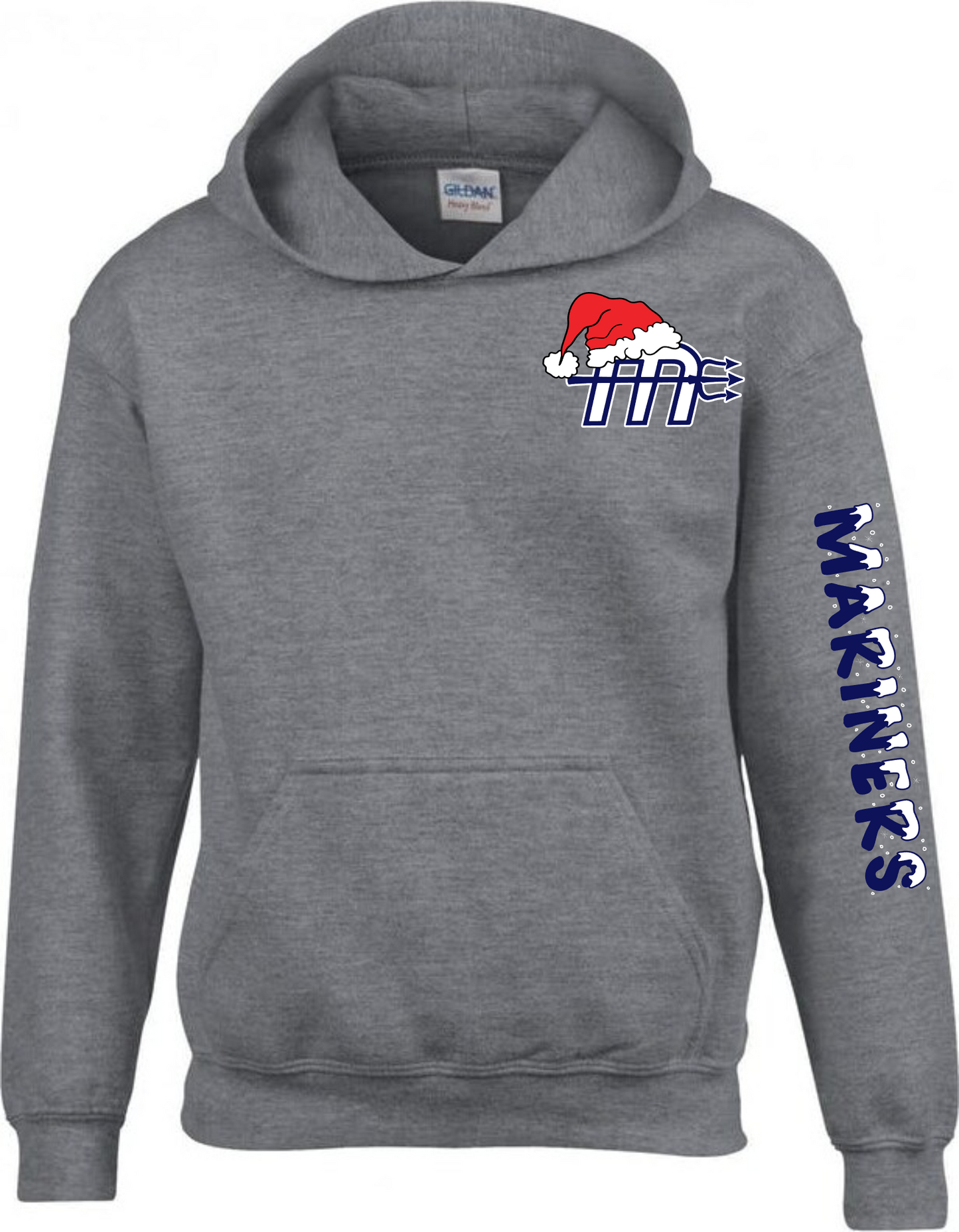 Adult "Mariner's Christmas" Small Logo Hoody