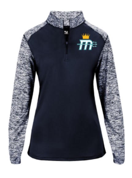 WOMEN'S "Mariners M" 1/4 zip Pullover 2