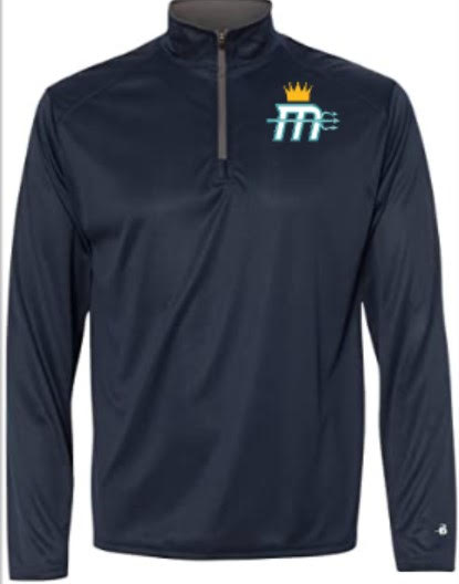 YOUTH "Mariners M" 1/4 zip Pullover