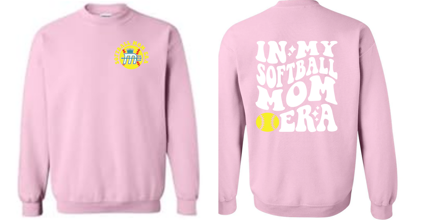 Adult "Baseball Mom Era" Crew Sweatshirt