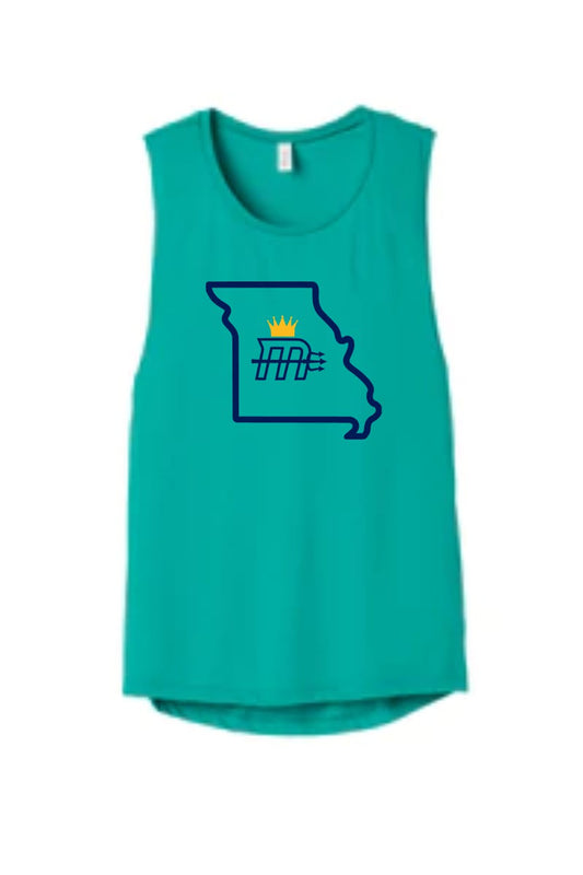 Women's "MO State" Muscle Tank