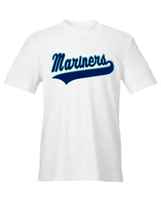 Adult "Mariners Script" Dry-Fit Tee