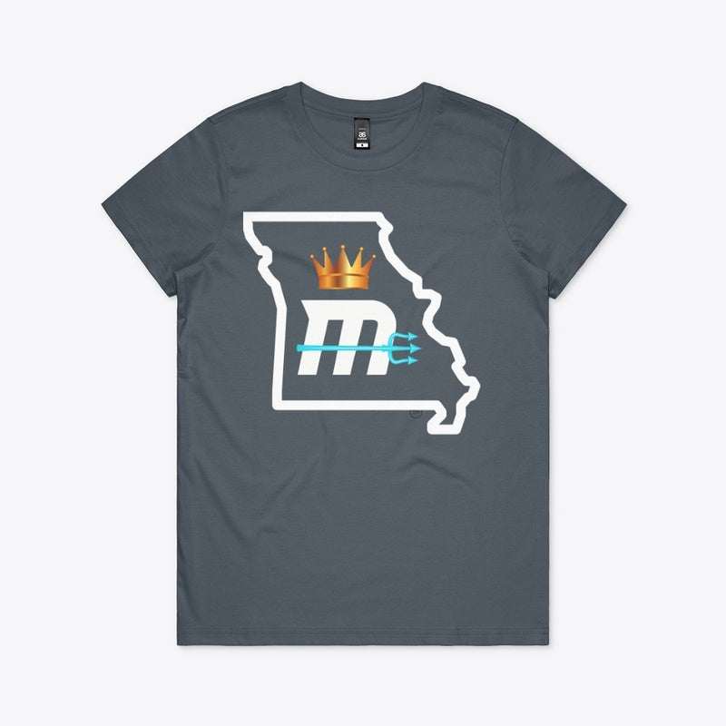 "MO State" Triblend Tee-- White Logos