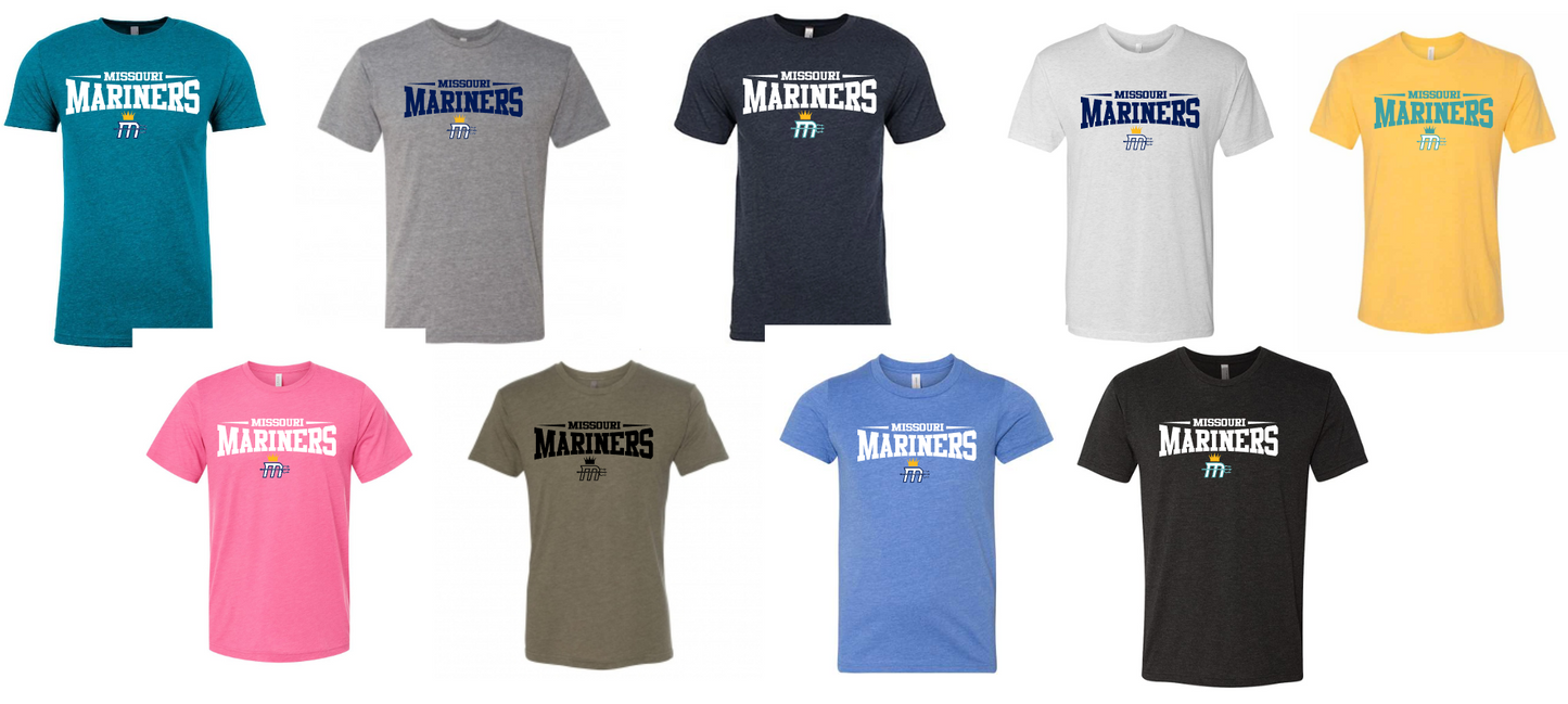 Adult "MO Mariners" Triblend Soft Tee