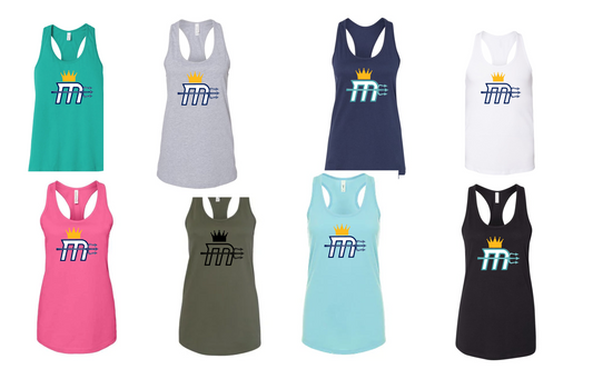 Women's "Mariners M" Racer-Back Tank
