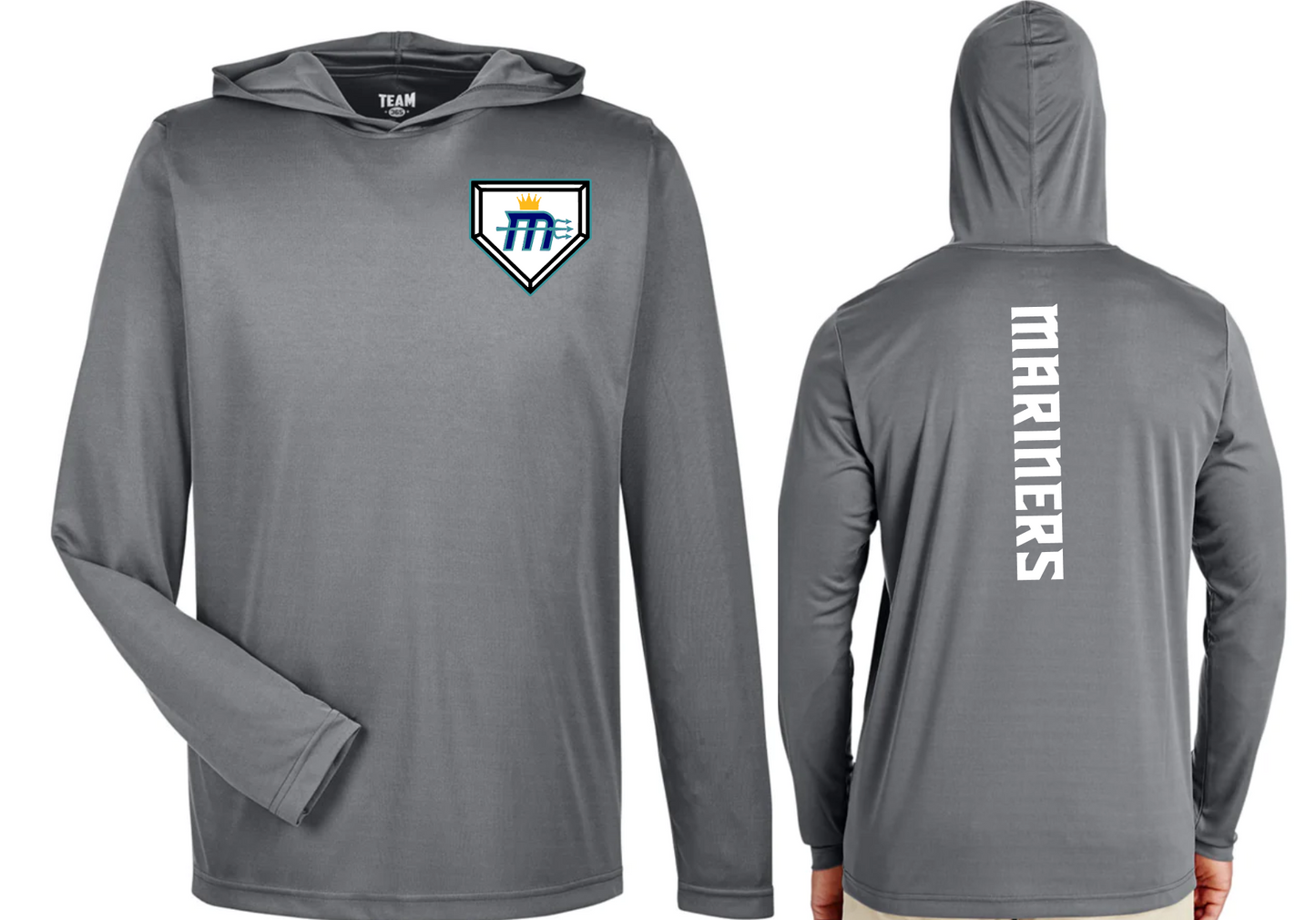 Adult Hooded Warmup Dri-Fit LS Tee