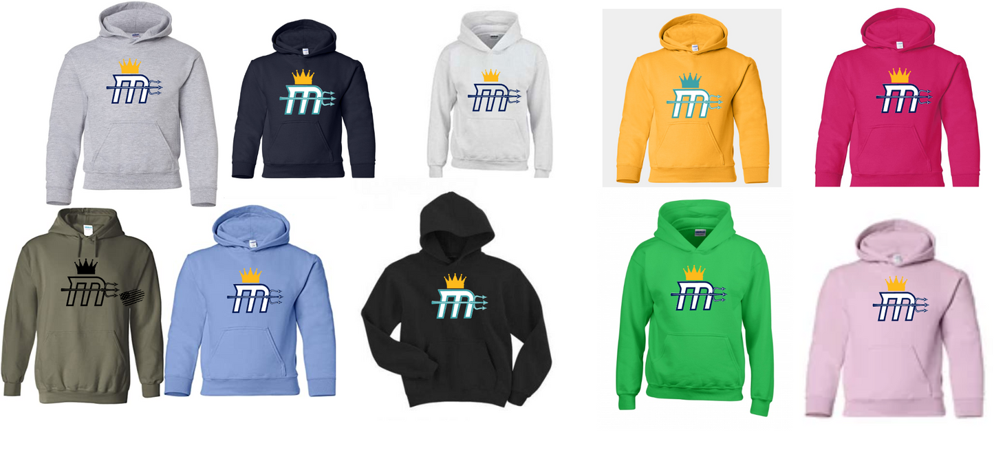 Adult "Mariners M" Big Logo Hoody