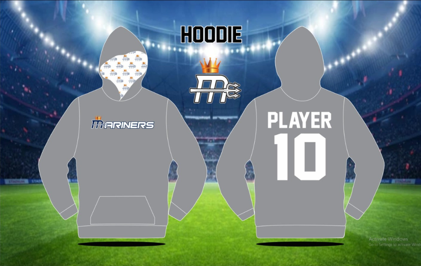 Limited ADDITION: YOUTH Missouri Mariners Hoodie ( POLYESTER)