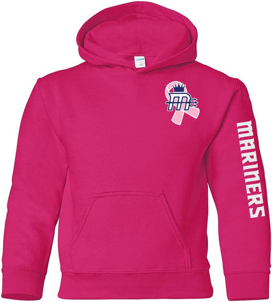 Adult "Strikeout Cancer (pink ribbon)" Hoody