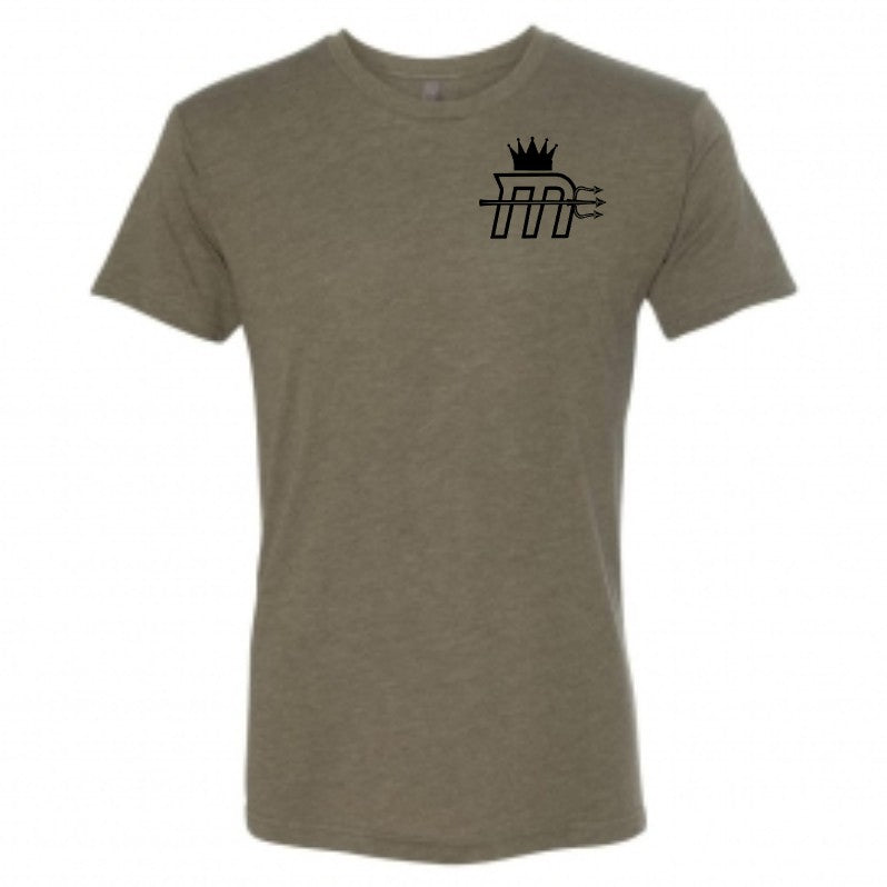 Adult "Mariners M Small Logo" Triblend Soft Tee