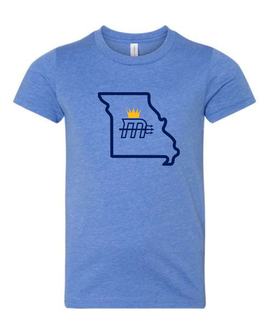 Adult "MO State" Triblend Soft Tee