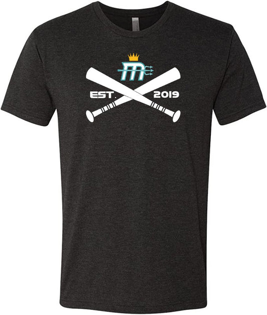Adult "Mariners Bats" Triblend Soft Tee